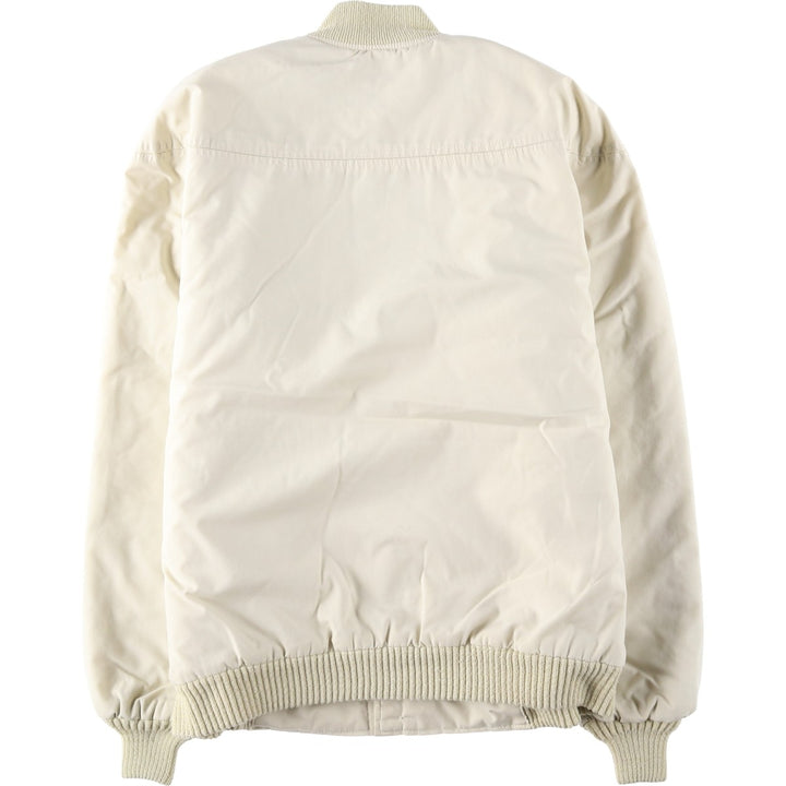 70s-80'S Catalina Varsity Padded Derby Jacket Cup Shoulder Jacket Made in USA Men's XXL Equivalent Vintage unclear ivory Vintage Second Hand
