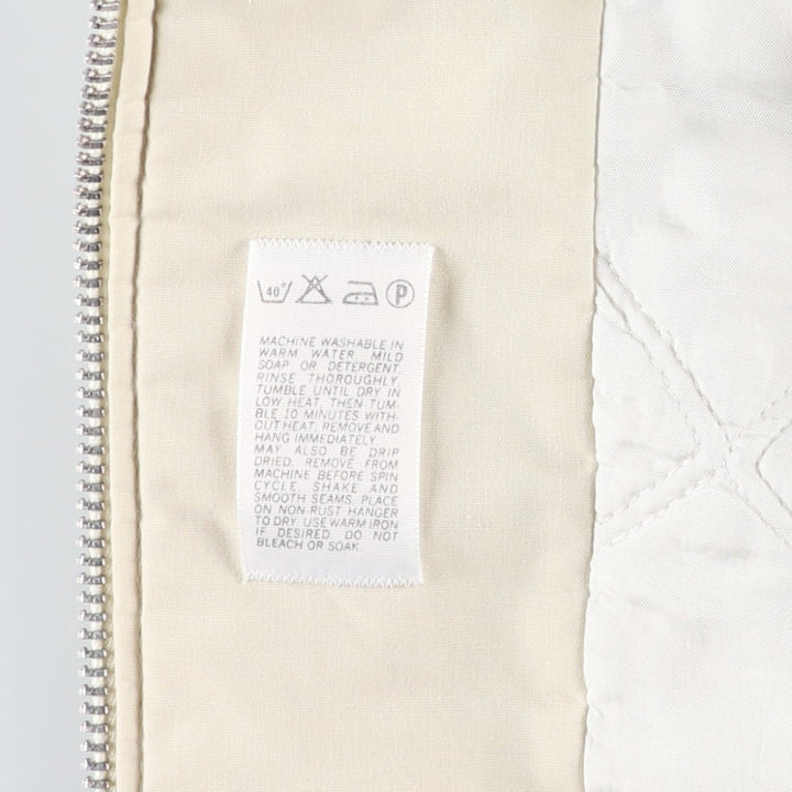 70s-80'S Catalina Varsity Padded Derby Jacket Cup Shoulder Jacket Made in USA Men's XXL Equivalent Vintage unclear ivory Vintage Second Hand