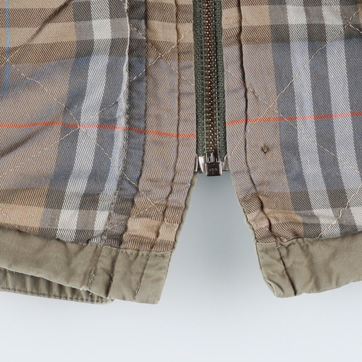 Burberry's 100% Cotton Jacket, Made in England, Men's Size XL (approx.) cotton Khaki type Vintage Second Hand