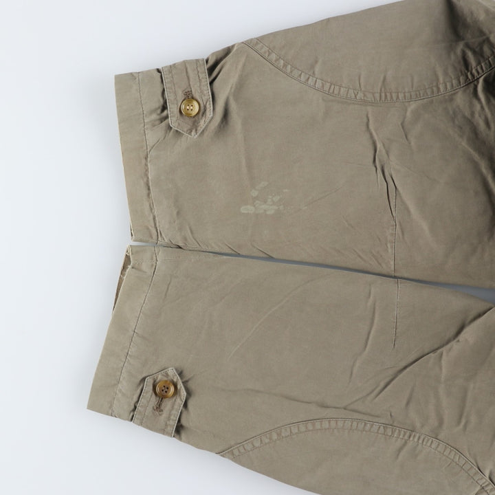 Burberry's 100% Cotton Jacket, Made in England, Men's Size XL (approx.) cotton Khaki type Vintage Second Hand