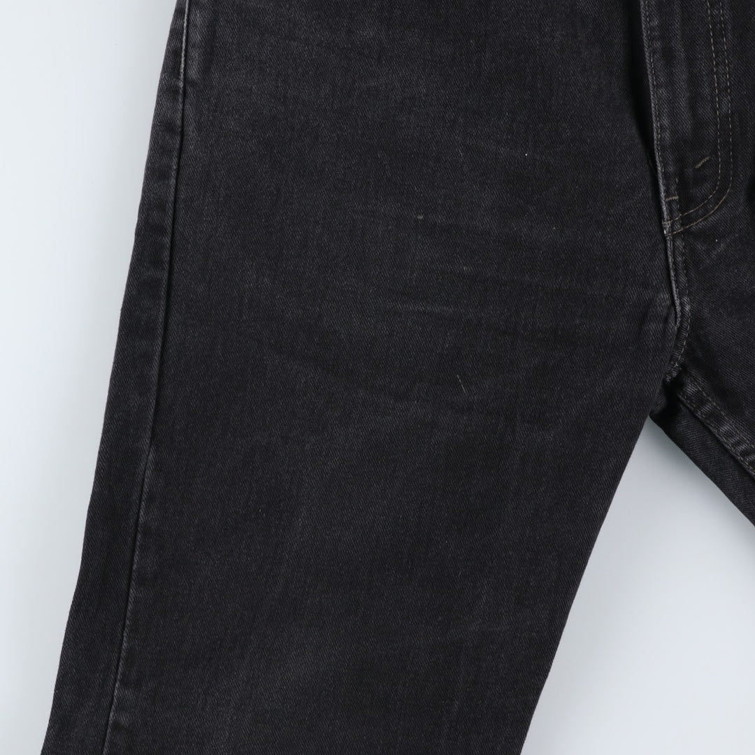 2000'S Levi's 505 Regular Fit Straight Leg Black Denim Tapered Denim Pants, Made in Canada, Men's Size W34 cotton black type Vintage Second Hand