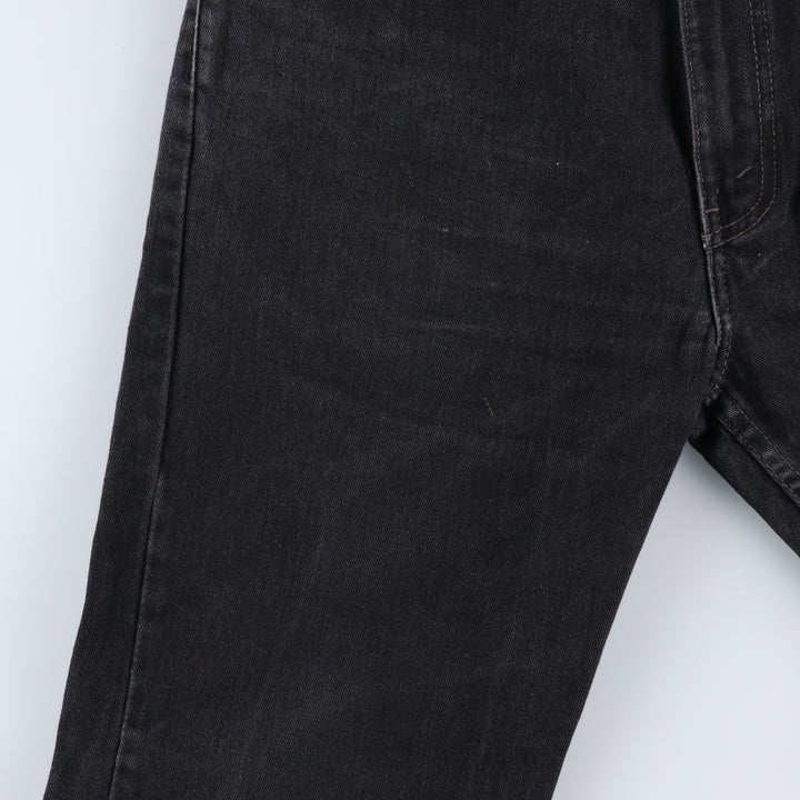 2000'S Levi's 505 Regular Fit Straight Leg Black Denim Tapered Denim Pants, Made in Canada, Men's Size W34 cotton black type Vintage Second Hand