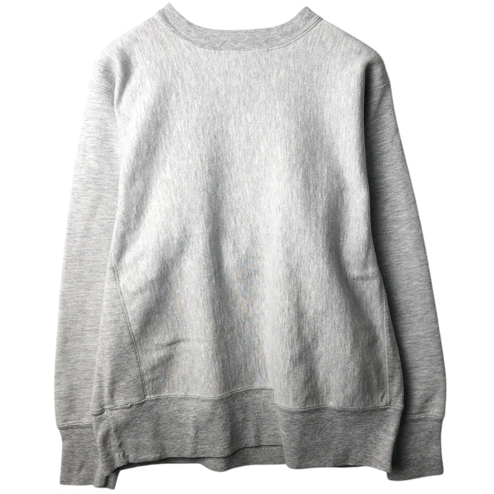 90'S Champion Reverse Weave Tricot Tag Advertising Sweatshirt, Made in USA, Men's Size L (approx.) cotton gray type Vintage Second Hand