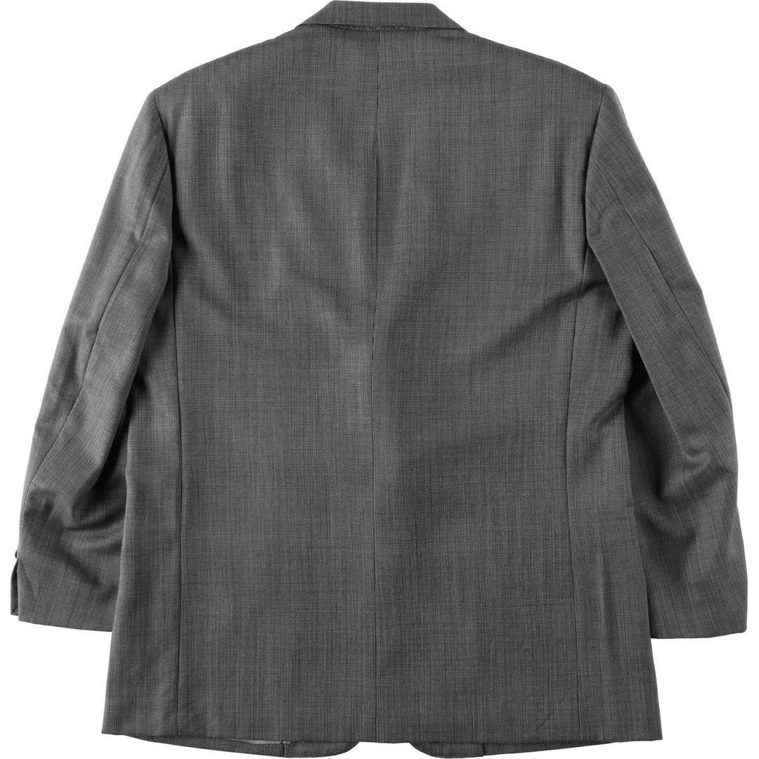 Burberry's London wool tailored jacket, men's size L (approx.) wool gray type Vintage Second Hand