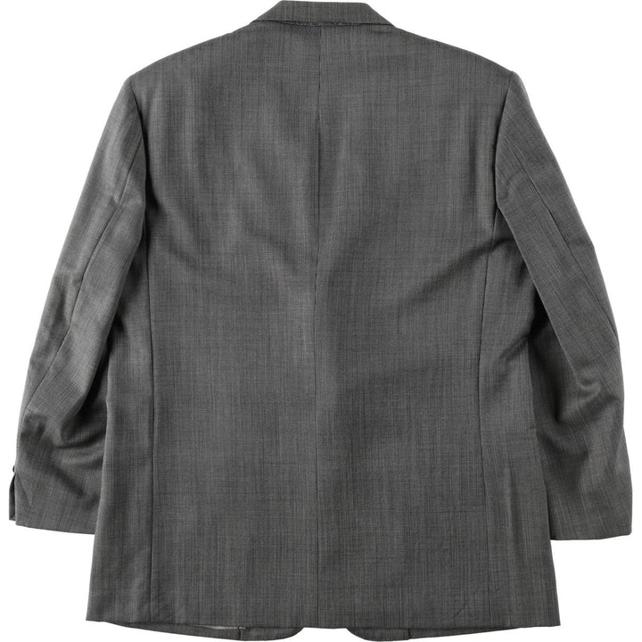 Burberry's London wool tailored jacket, men's size L (approx.) wool gray type Vintage Second Hand