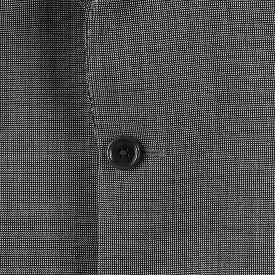Burberry's London wool tailored jacket, men's size L (approx.) wool gray type Vintage Second Hand
