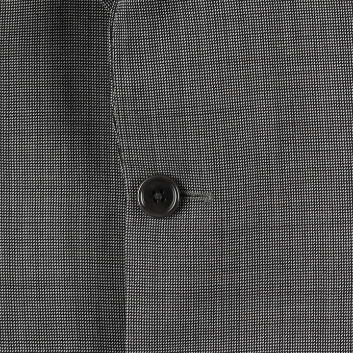 Burberry's London wool tailored jacket, men's size L (approx.) wool gray type Vintage Second Hand