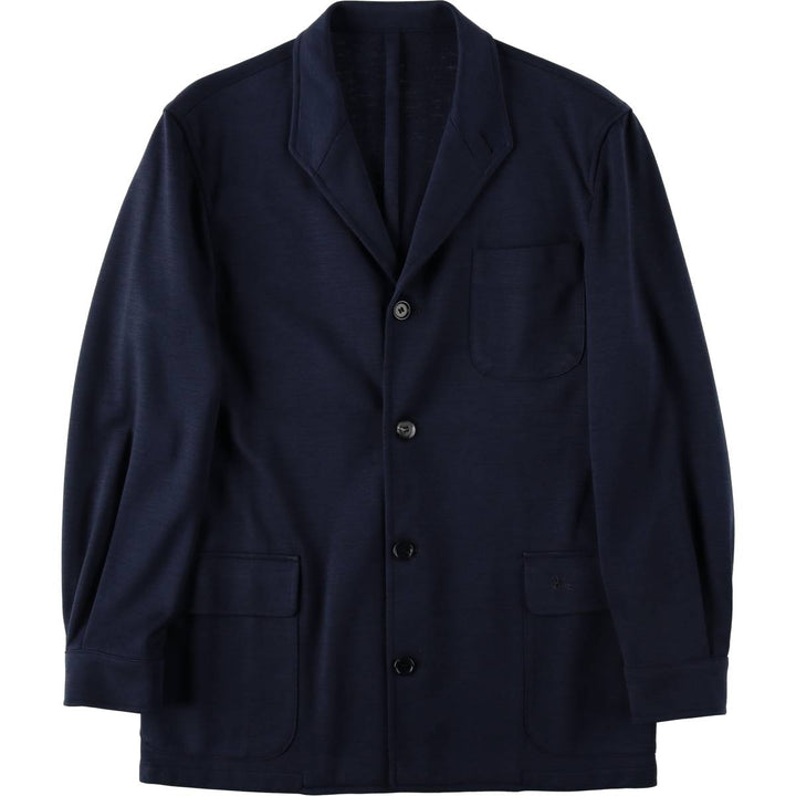 Burberry's London Easy Jacket, Tailored Jacket, Made in Spain, Men's Size S (approx.) wool navy blue type Vintage Second Hand