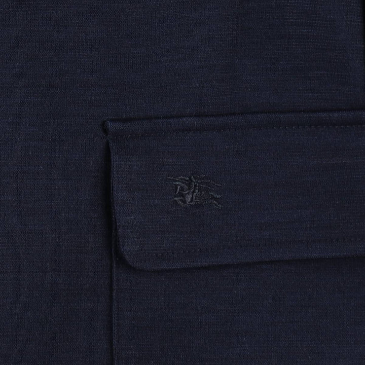 Burberry's London Easy Jacket, Tailored Jacket, Made in Spain, Men's Size S (approx.) wool navy blue type Vintage Second Hand