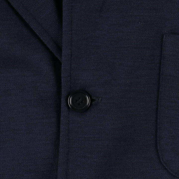 Burberry's London Easy Jacket, Tailored Jacket, Made in Spain, Men's Size S (approx.) wool navy blue type Vintage Second Hand