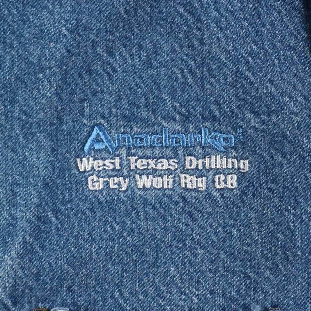2000'S Carhartt Michigan Chore Coat, padded denim coverall, made in USA, men's size XXL equivalent. cotton blue type Vintage Second Hand