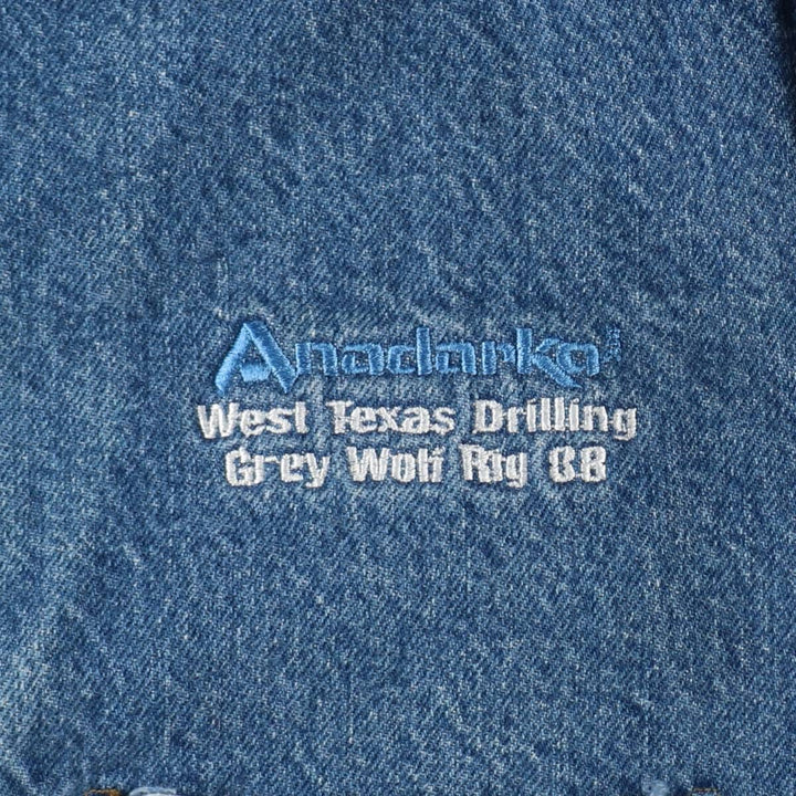 2000'S Carhartt Michigan Chore Coat, padded denim coverall, made in USA, men's size XXL equivalent. cotton blue type Vintage Second Hand