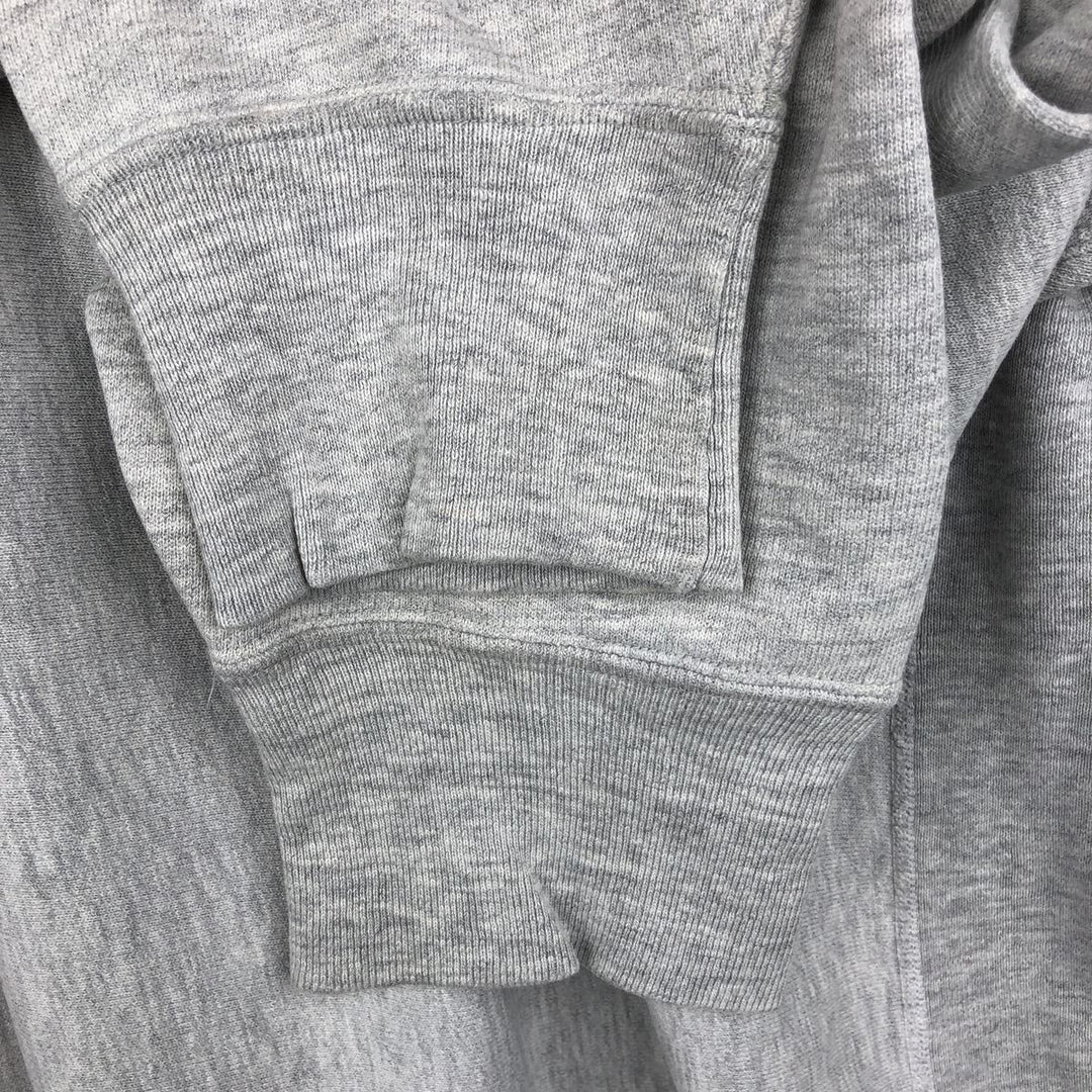 80'S Champion Reverse Weave Tricolor Tag Triple Print College Sweatshirt (Men's XXL equivalent) cotton gray type Vintage Second Hand