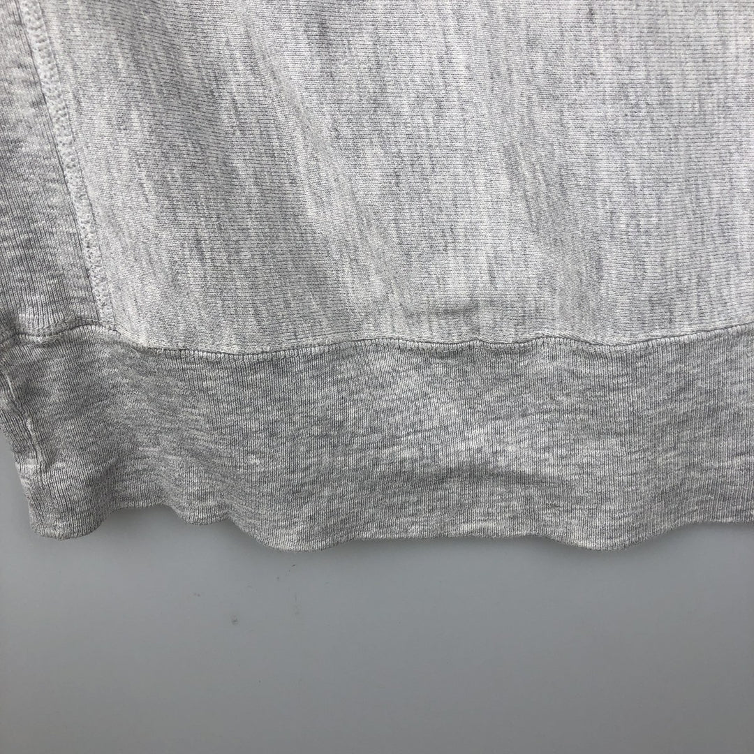 80'S Champion Reverse Weave Tricolor Tag Triple Print College Sweatshirt (Men's XXL equivalent) cotton gray type Vintage Second Hand