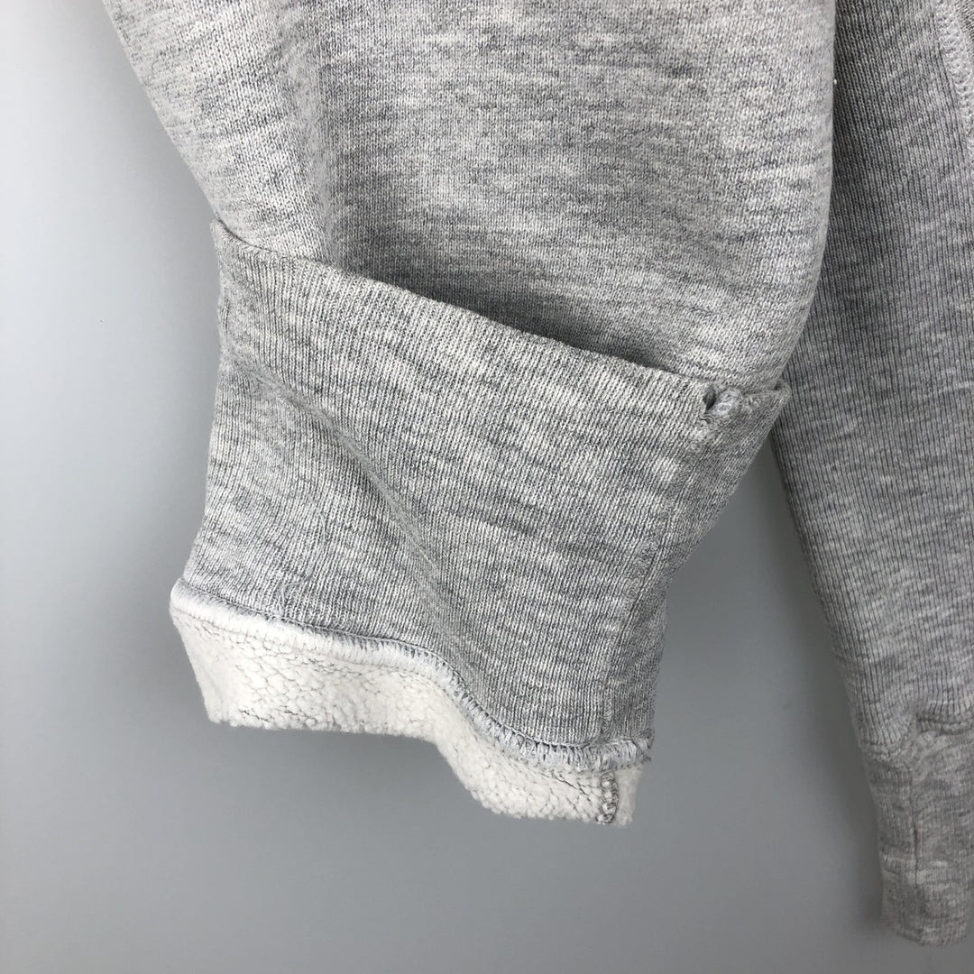 80'S Champion Reverse Weave Tricolor Tag Triple Print College Sweatshirt (Men's XXL equivalent) cotton gray type Vintage Second Hand