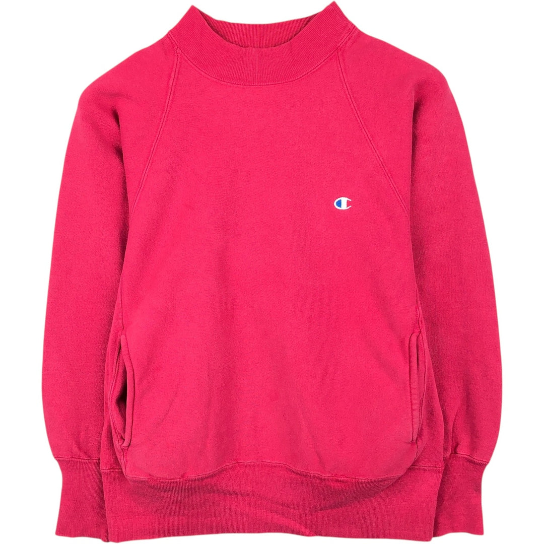 90'S Champion Reverse Weave One Point Logo Sweatshirt Trainer Made in USA Men's M Vintage cotton Red type red-purple Vintage Second Hand