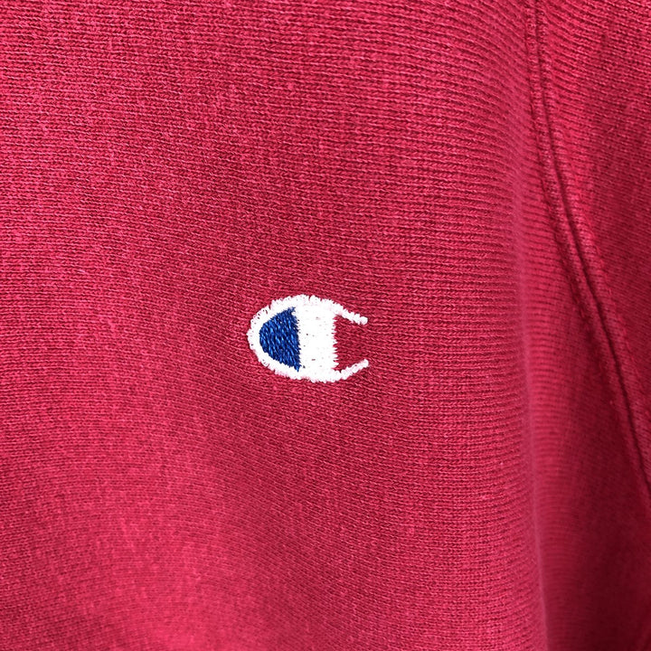 90'S Champion Reverse Weave One Point Logo Sweatshirt Trainer Made in USA Men's M Vintage cotton Red type red-purple Vintage Second Hand