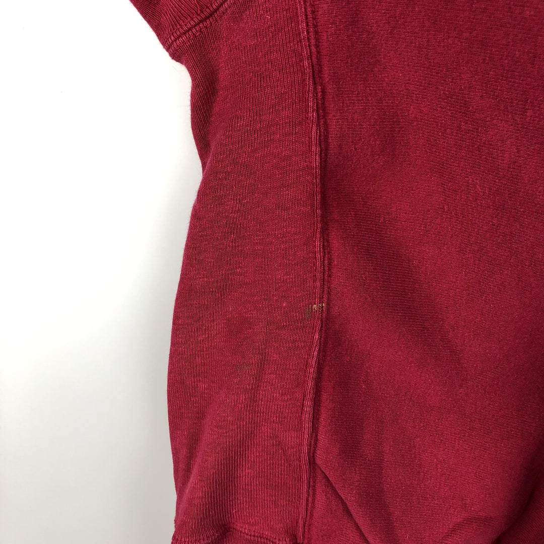90'S Champion Reverse Weave One Point Logo Sweatshirt Trainer Made in USA Men's M Vintage cotton Red type red-purple Vintage Second Hand