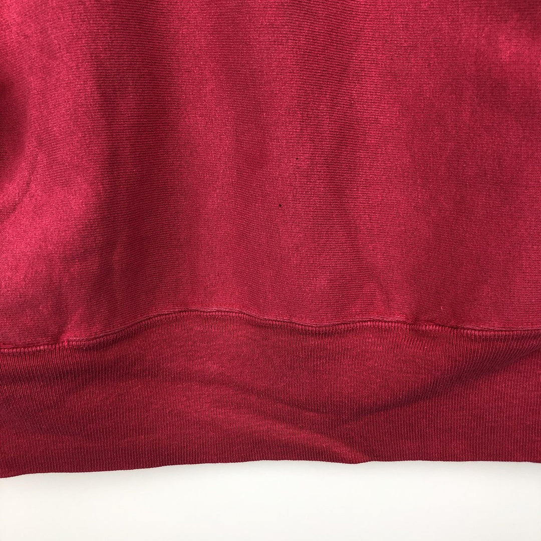 90'S Champion Reverse Weave One Point Logo Sweatshirt Trainer Made in USA Men's M Vintage cotton Red type red-purple Vintage Second Hand