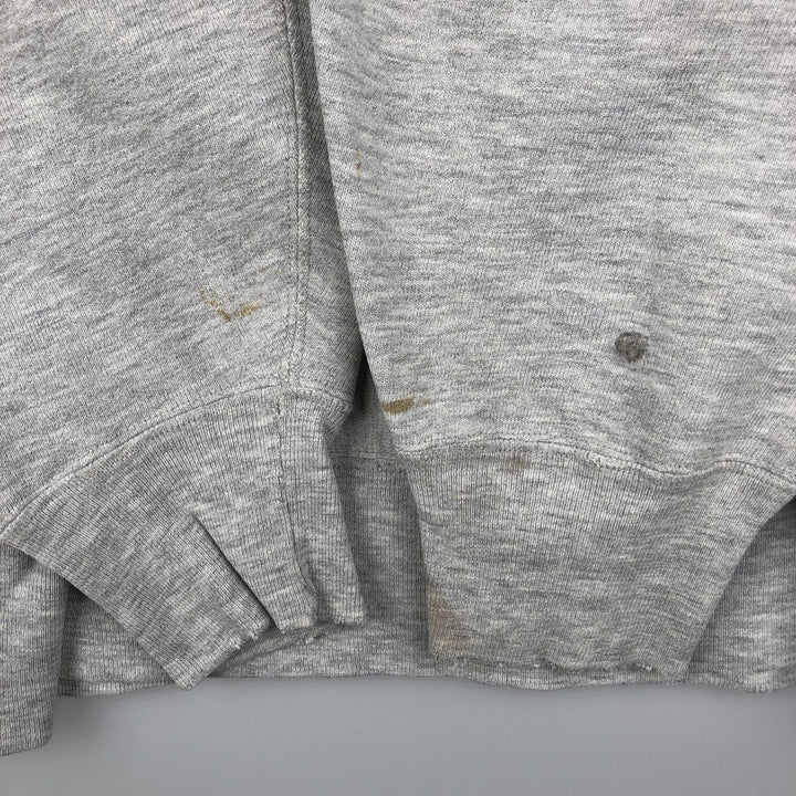 80'S Champion Reverse Weave Tricolor Tag University of Michigan Triple Print College Sweatshirt, Made in USA cotton gray type Vintage Second Hand