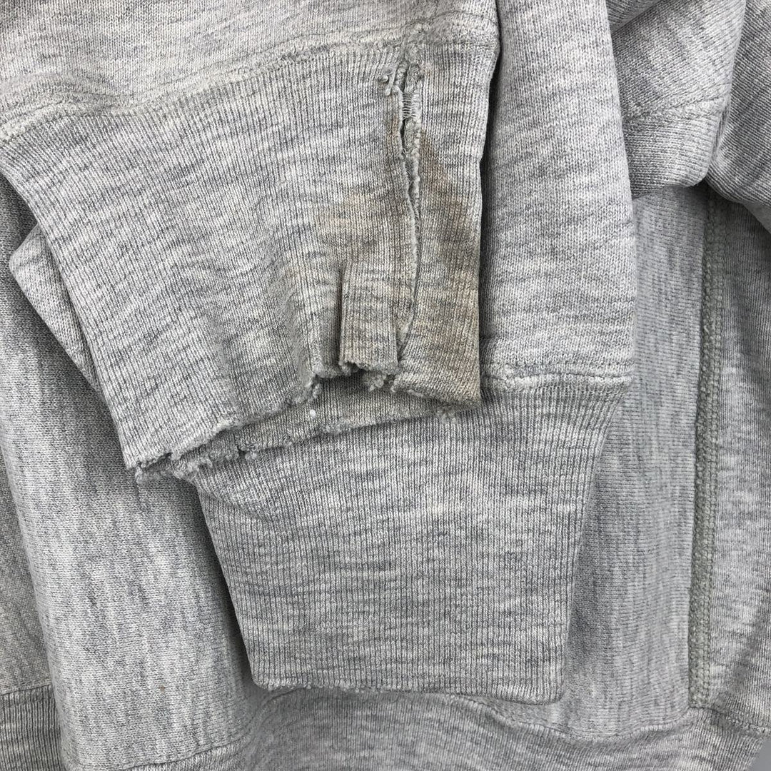 80'S Champion Reverse Weave Tricolor Tag University of Michigan Triple Print College Sweatshirt, Made in USA cotton gray type Vintage Second Hand