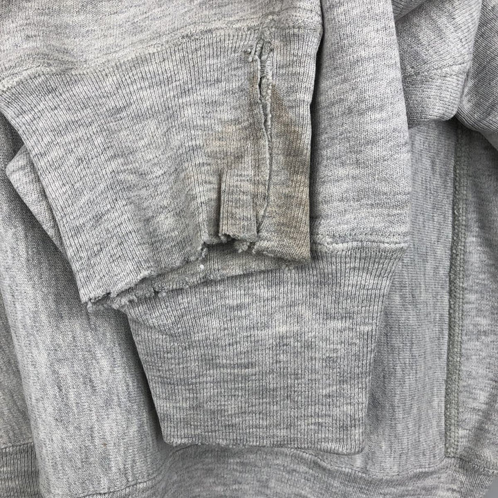 80'S Champion Reverse Weave Tricolor Tag University of Michigan Triple Print College Sweatshirt, Made in USA cotton gray type Vintage Second Hand