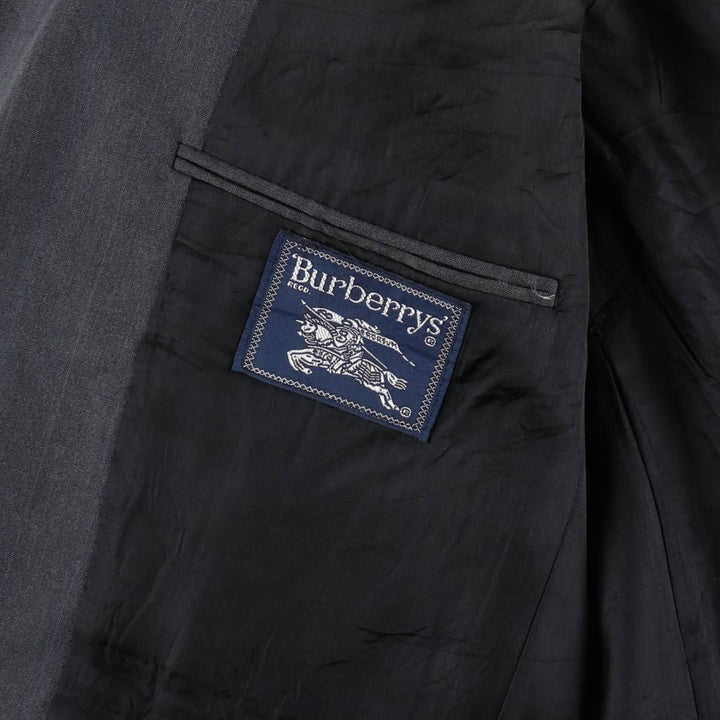 Burberry's wool tailored jacket, made in the USA, men's size M. wool gray type Vintage Second Hand