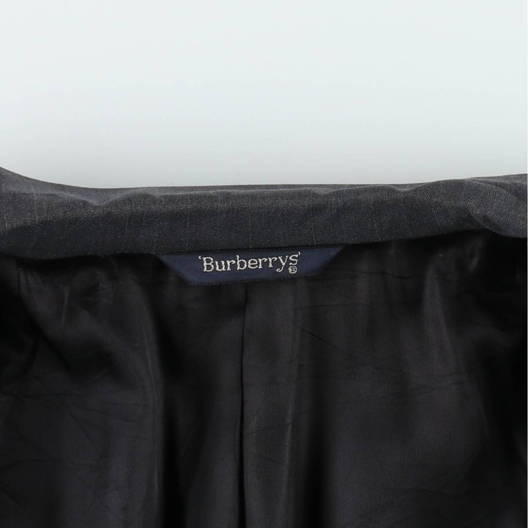 Burberry's wool tailored jacket, made in the USA, men's size M. wool gray type Vintage Second Hand