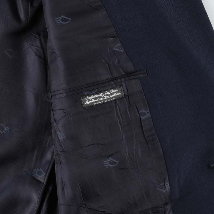 Christian Dior MONSIEUR tailored jacket, made in the USA, men's size S equivalent. unclear navy blue type Vintage Second Hand