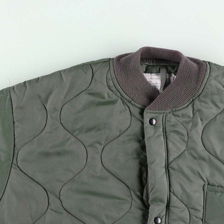 Genuine US military issue, 1990'S military liner jacket, padded, made in USA, X-LARGE (equivalent to men's XL). unclear Khaki type Vintage Second Hand