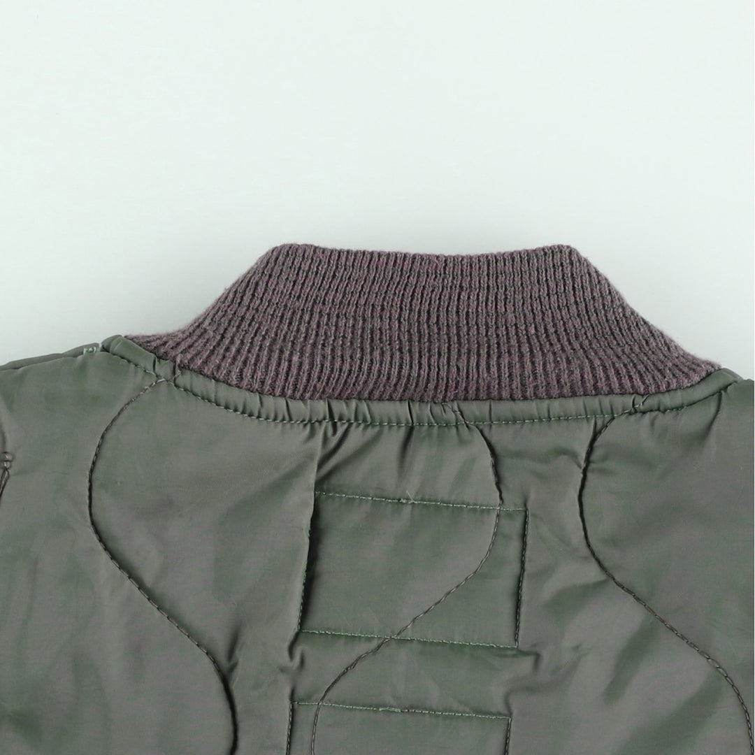 Genuine US military issue, 1990'S military liner jacket, padded, made in USA, X-LARGE (equivalent to men's XL). unclear Khaki type Vintage Second Hand