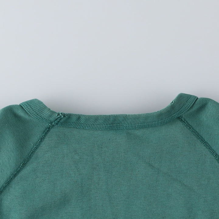 80'S TIGER BRAND FREEMASON Print Sweatshirt, Made in Canada, Men's XL (approx.), Vintage cotton green type Vintage Second Hand