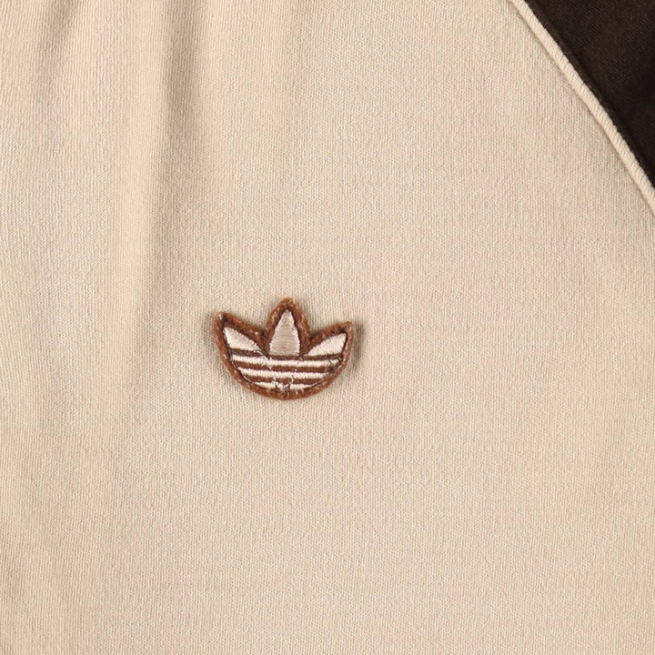 1970'S Adidas Trefoil Logo Track Jacket, Men's Size M (approx.), Vintage unclear Beige type Vintage Second Hand