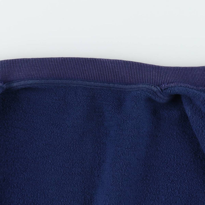1960'S Full-Zip Sweatshirt, Men's Size L (Equivalent), Vintage unclear navy blue type Vintage Second Hand