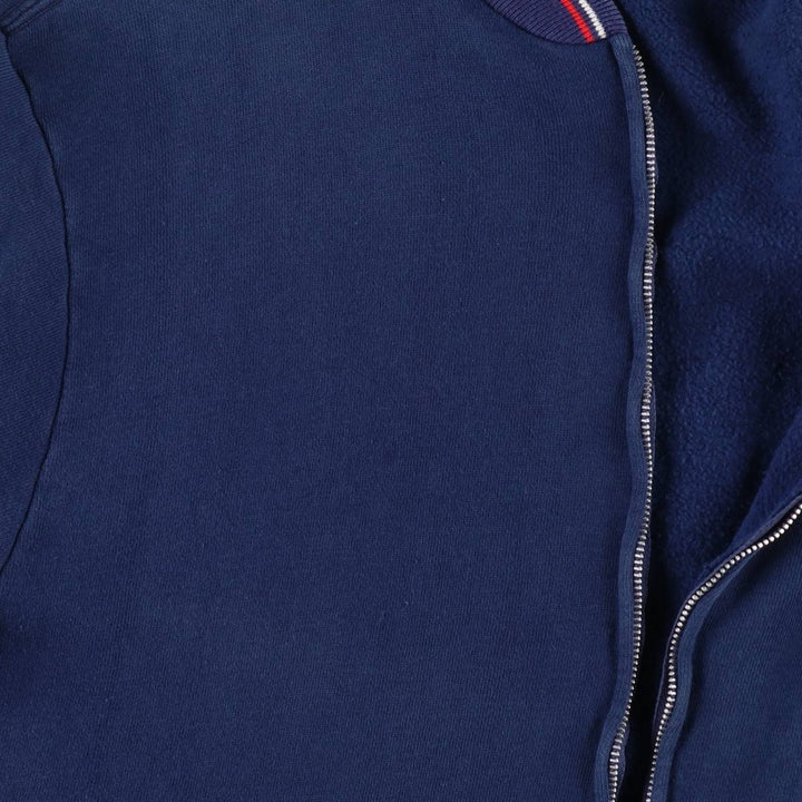 1960'S Full-Zip Sweatshirt, Men's Size L (Equivalent), Vintage unclear navy blue type Vintage Second Hand