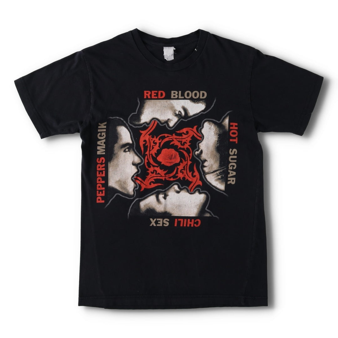 2000'S RED HOT CHILI PEPPERS Blood Sugar Sex Magik Band T-shirt (Women's Size S) unclear black type Vintage Second Hand