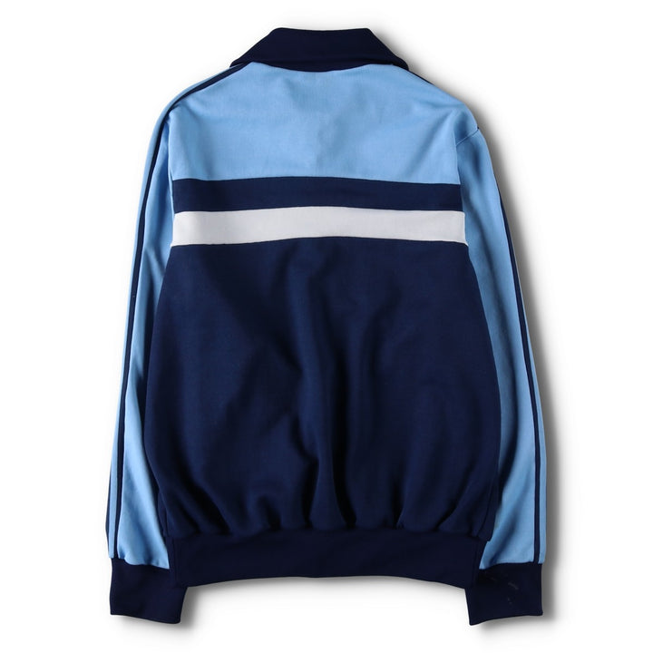 Vintage 70s-80'S Adidas VENTEX track jacket, men's size S (approx.). Nylon navy blue type Vintage Second Hand