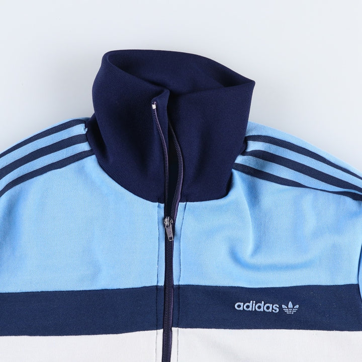 Vintage 70s-80'S Adidas VENTEX track jacket, men's size S (approx.). Nylon navy blue type Vintage Second Hand