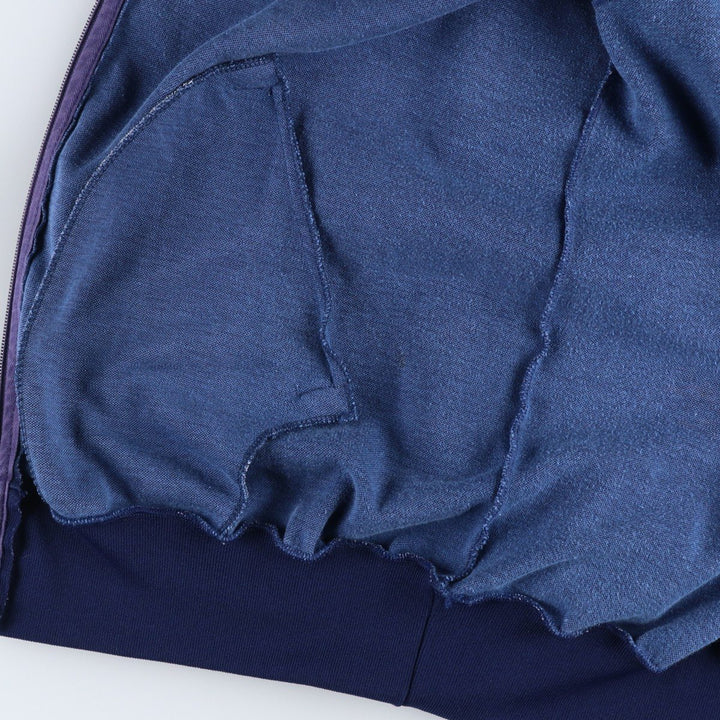 Vintage 70s-80'S Adidas VENTEX track jacket, men's size S (approx.). Nylon navy blue type Vintage Second Hand