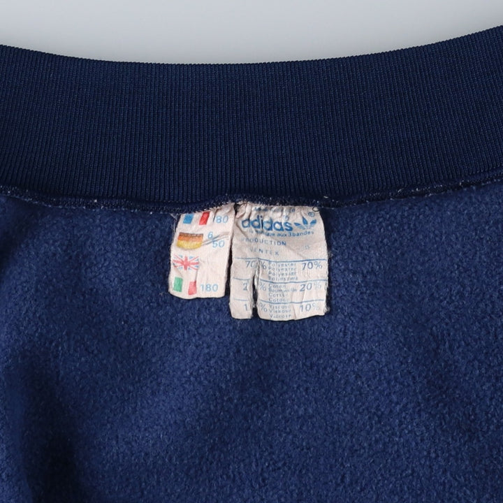 Vintage 70s-80'S Adidas VENTEX CLUB ADIDAS track jacket, made in France, men's size S (approx.). polyester navy blue type Vintage Second Hand