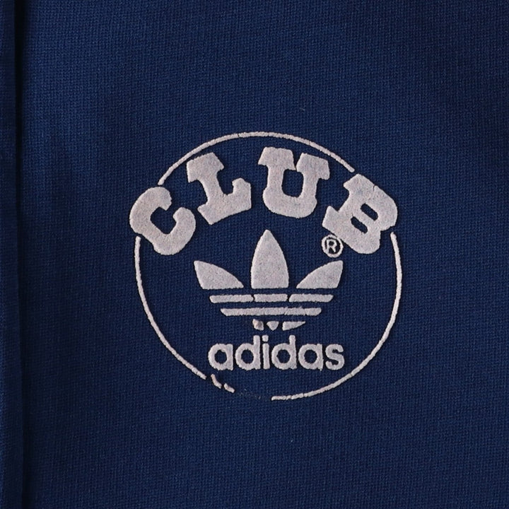 Vintage 70s-80'S Adidas VENTEX CLUB ADIDAS track jacket, made in France, men's size S (approx.). polyester navy blue type Vintage Second Hand