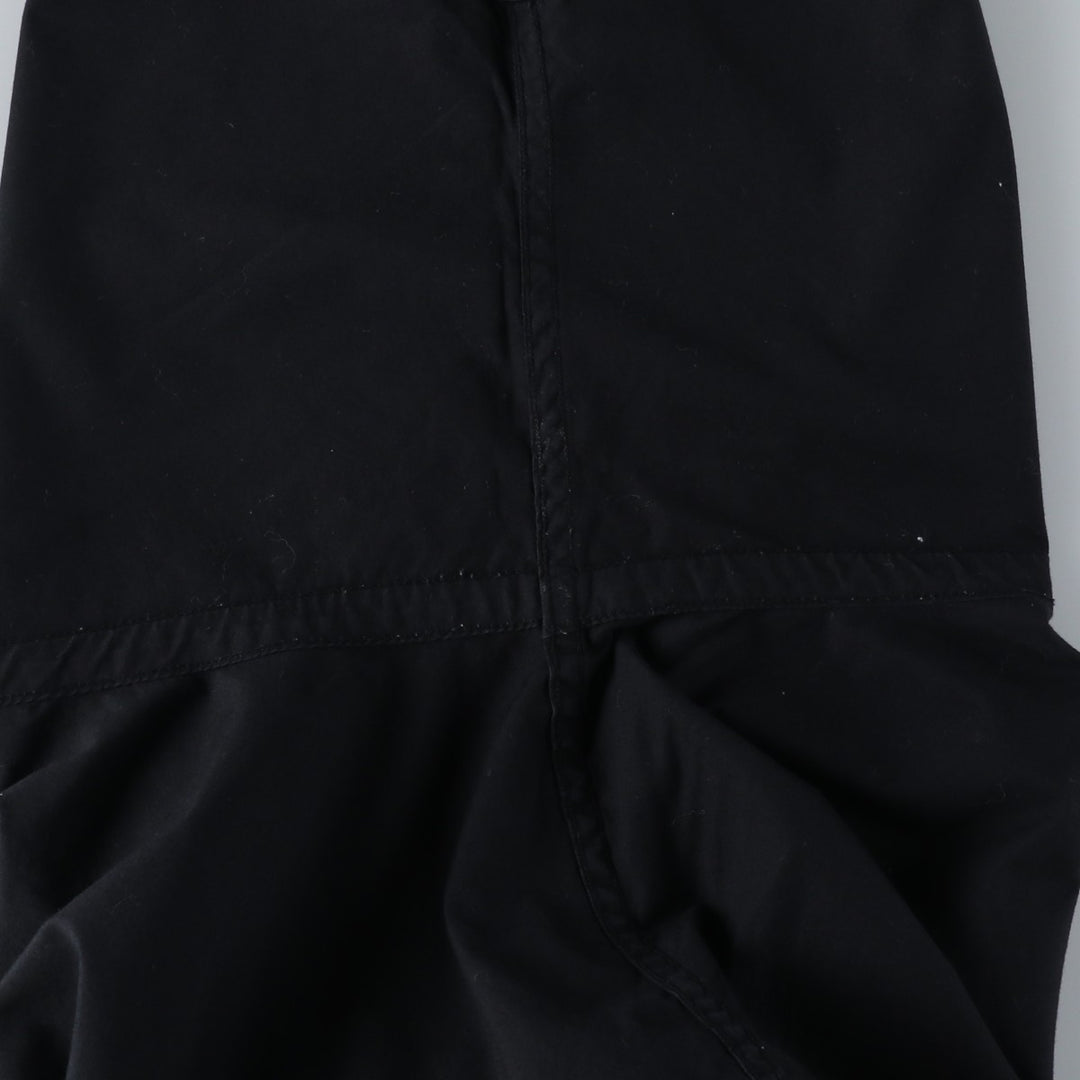 Ralph Lauren POLO by Ralph Lauren CLAYTON Short-Sleeve Open-Collar Cotton Shirt, Boxy Fit, Men's Size XL (approx.) cotton black type Vintage Second Hand