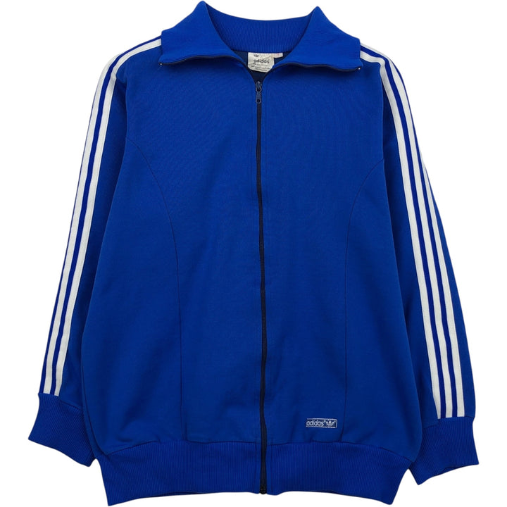 Vintage 70s-80'S Adidas Trefoil Logo Track Jacket (Men's Size L equivalent) cotton blue type Vintage Second Hand