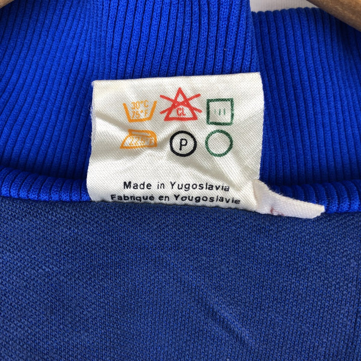Vintage 70s-80'S Adidas Trefoil Logo Track Jacket (Men's Size L equivalent) cotton blue type Vintage Second Hand