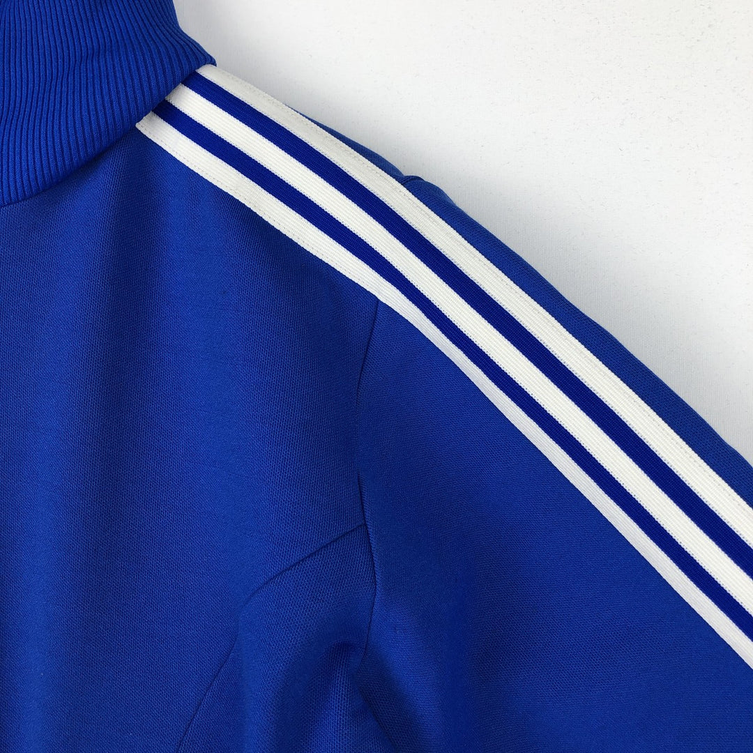 Vintage 70s-80'S Adidas Trefoil Logo Track Jacket (Men's Size L equivalent) cotton blue type Vintage Second Hand