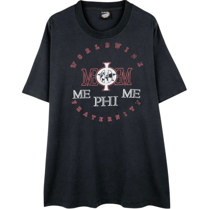 90'S Screen Stars ME PHI ME Album One Rap T-Shirt, Made in USA, Men's XL equivalent. cotton black type Vintage Second Hand