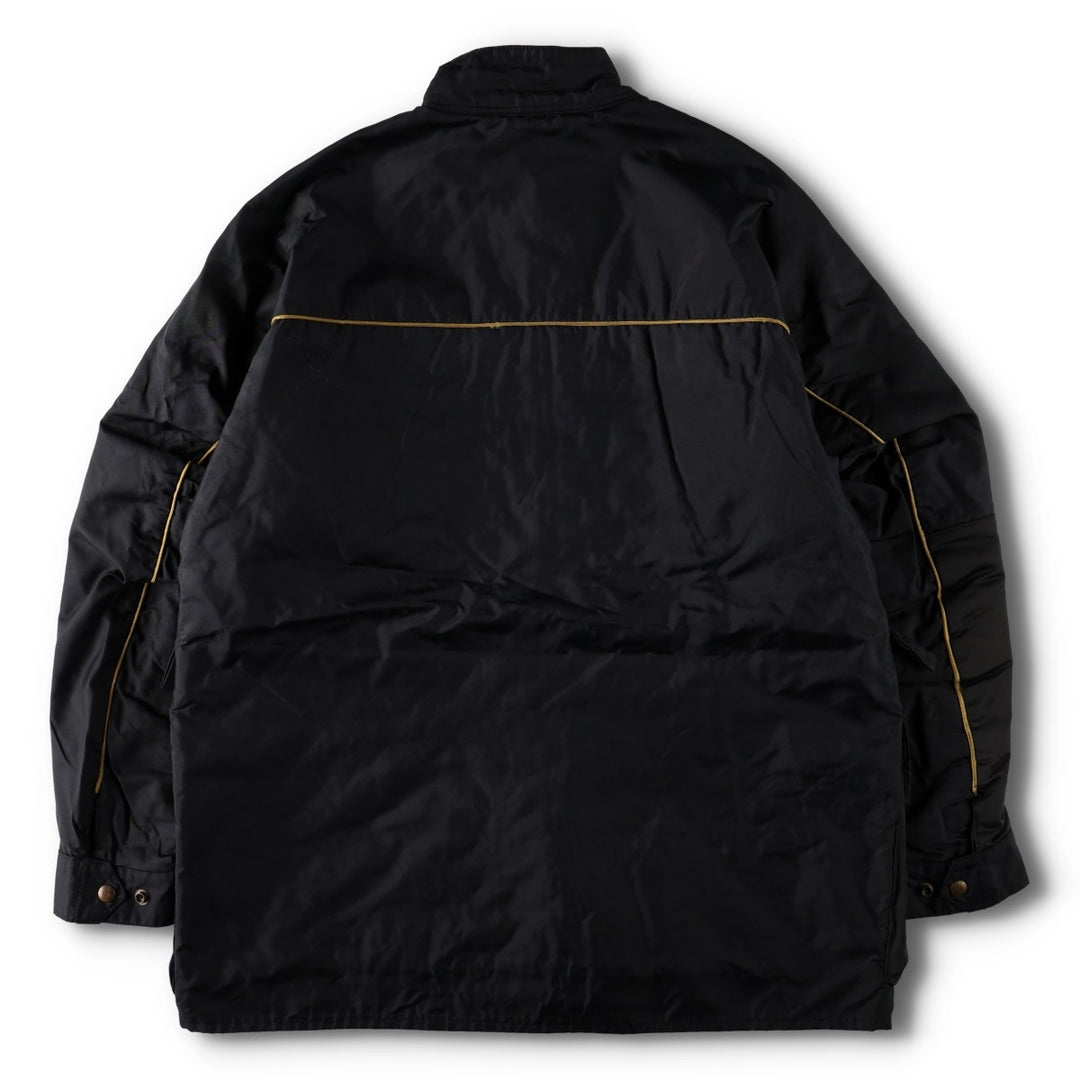 1970'S Belstaff Trial Master 500 Nylon Jacket, Made in England, Men's Size XL (approx.) Polyurethane Coated Nylon black type Vintage Second Hand