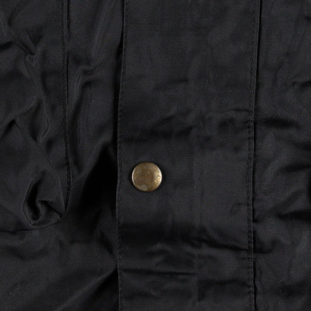1970'S Belstaff Trial Master 500 Nylon Jacket, Made in England, Men's Size XL (approx.) Polyurethane Coated Nylon black type Vintage Second Hand