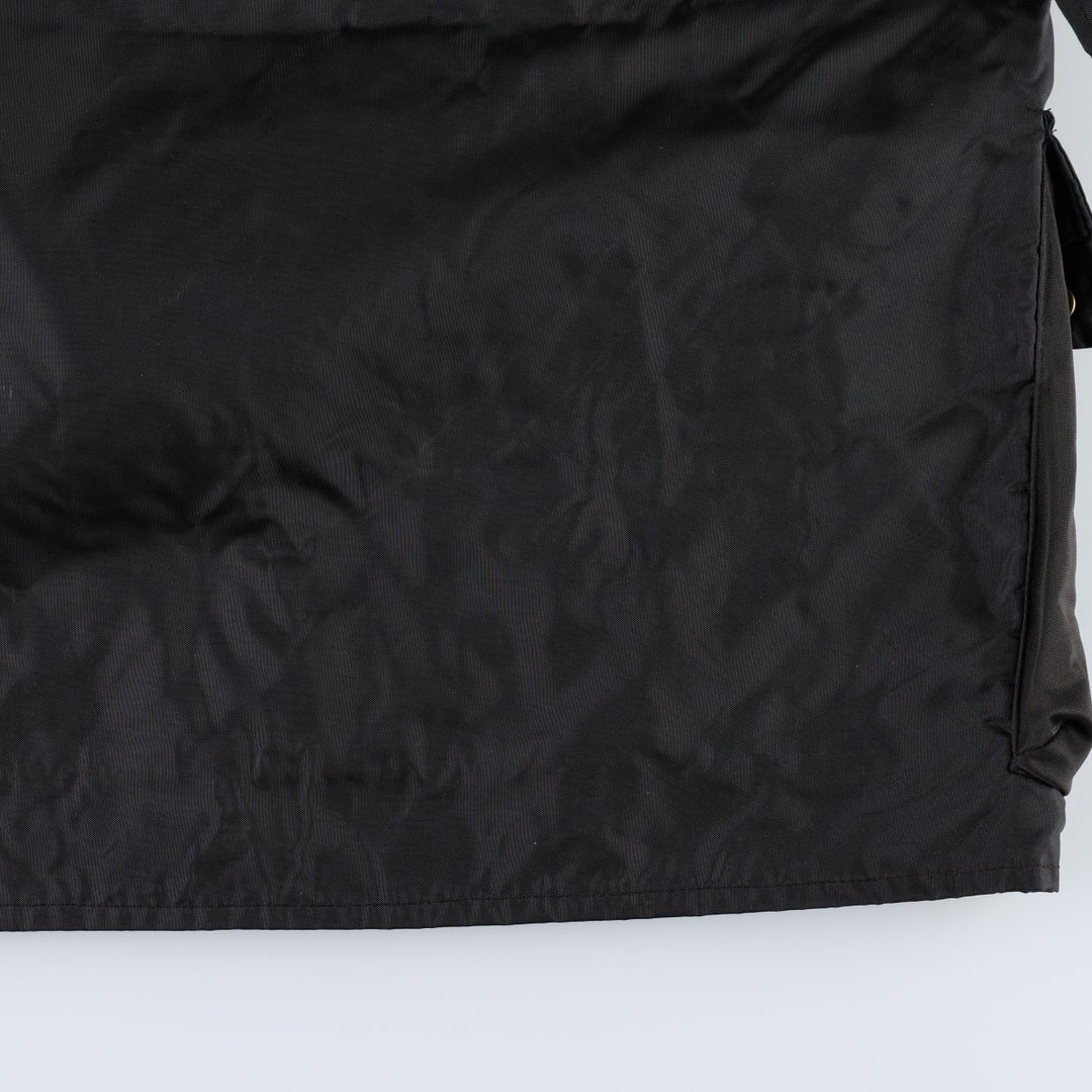1970'S Belstaff Trial Master 500 Nylon Jacket, Made in England, Men's Size XL (approx.) Polyurethane Coated Nylon black type Vintage Second Hand