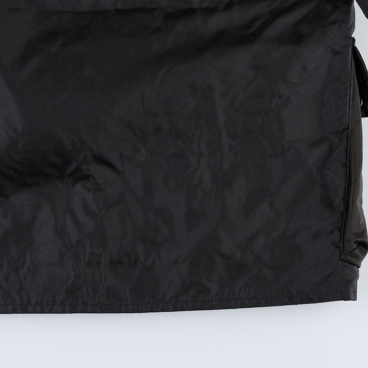 1970'S Belstaff Trial Master 500 Nylon Jacket, Made in England, Men's Size XL (approx.) Polyurethane Coated Nylon black type Vintage Second Hand